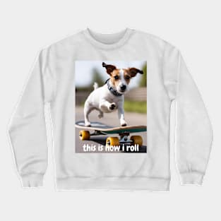 Skater Jack Russell Crewneck Sweatshirt